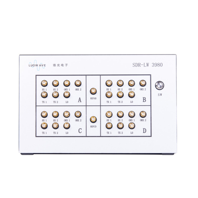 SDR-LW 3980 8 قنوات ADRV-9009 x4 RF 75 MHz-6 GHz Tx BW 450 MHz RX BW 200 MHz 8 × PCIE BUS 1 × SFP+ i9 المعالج USRP أجهزة الراديو المتكاملة المحددة برمجيات